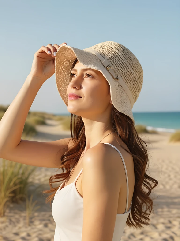 Royalfashion Дамска шапка, украсена с панделка Lily Belle