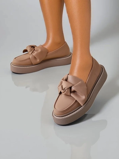 Royalfashion Елегантни дамски мокасини с панделка Ortto