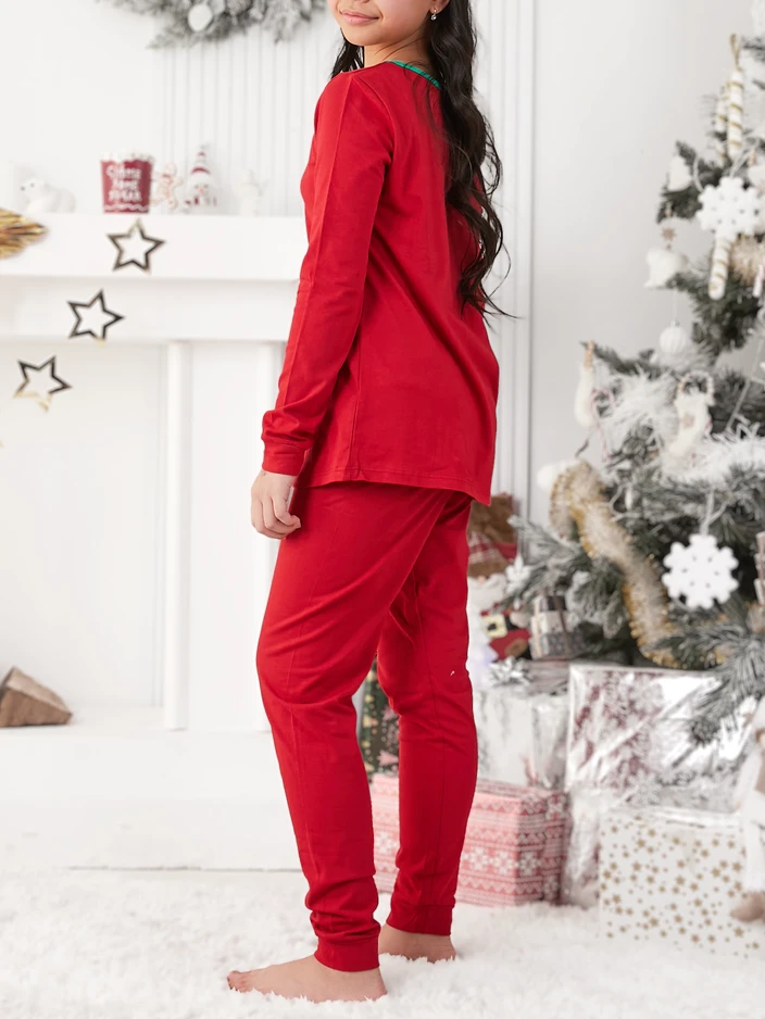 Royalfashion Коледни детски пижами с принт