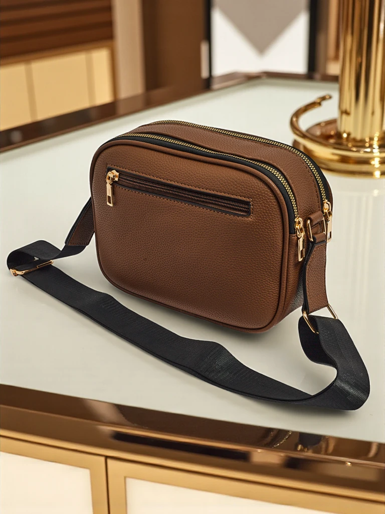 Малка дамска чанта от еко кожа Lunar Elegance