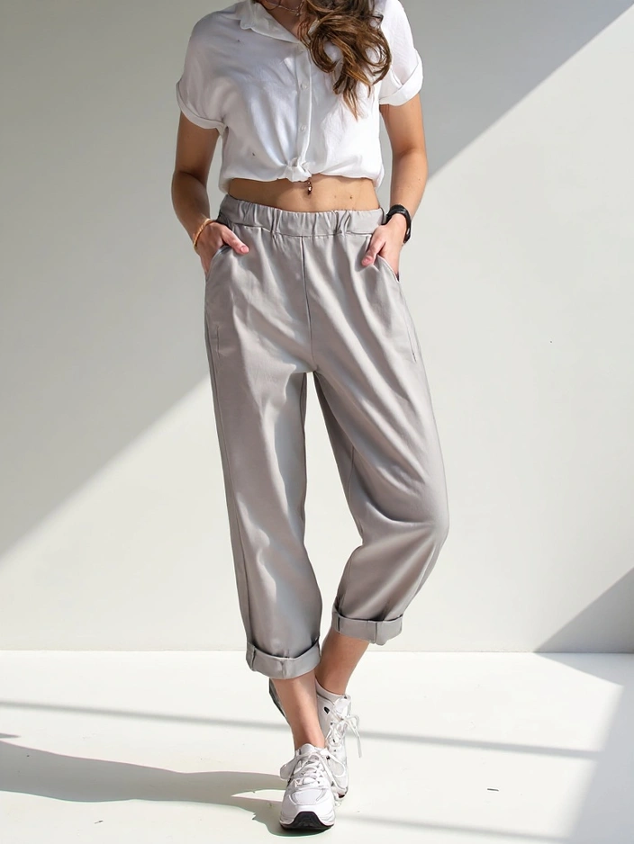 Royalfashion Жени харем стил панталони от вискоза