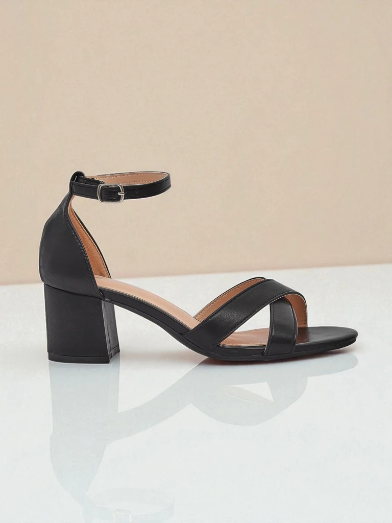 Royalfashion Дамски сандали на дебел ток Eleganza Strap