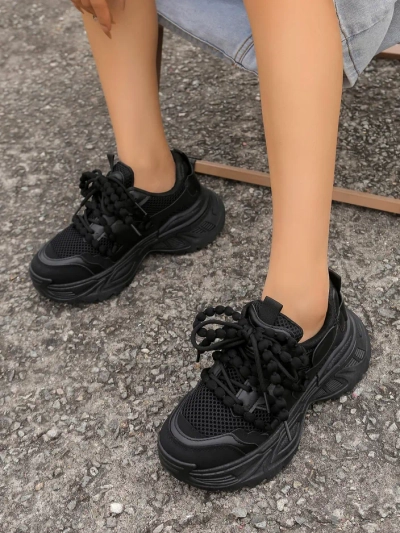 Спортни маратонки Royalfashion за жени на по-дебела подметка Loness