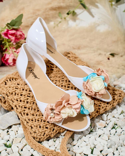 Royalfashion Каучукови балерини с цвете Koddies