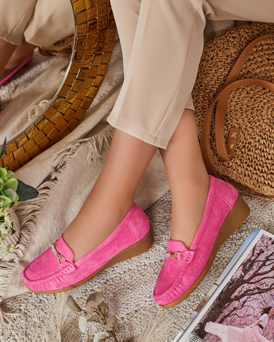 Royalfashion Дамски мокасини Eko от велур Ewo