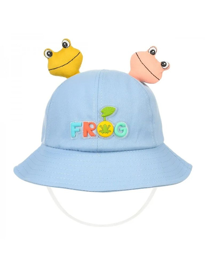 Royalfashion Детска шапка тип кофа Весели нашивки