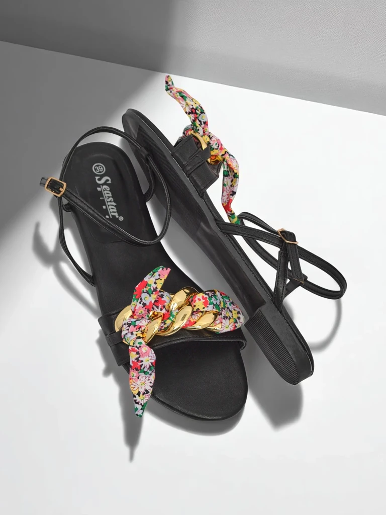 Royalfashion Дамски сандали на равна подметка BareLuxe