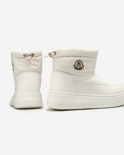 Royalfashion Дамски ботуши за сняг в бял цвят Ademra