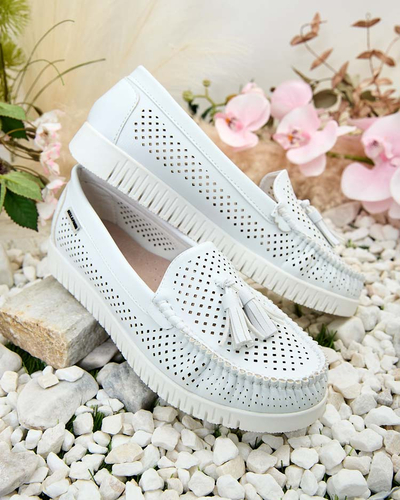 Royalfashion Дамски ажурни мокасини Molaffa