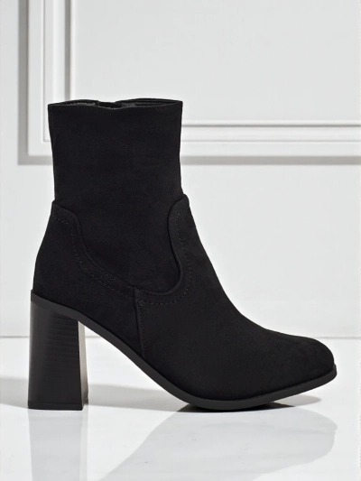 Дамски еко велурени боти на ток Rune Fast