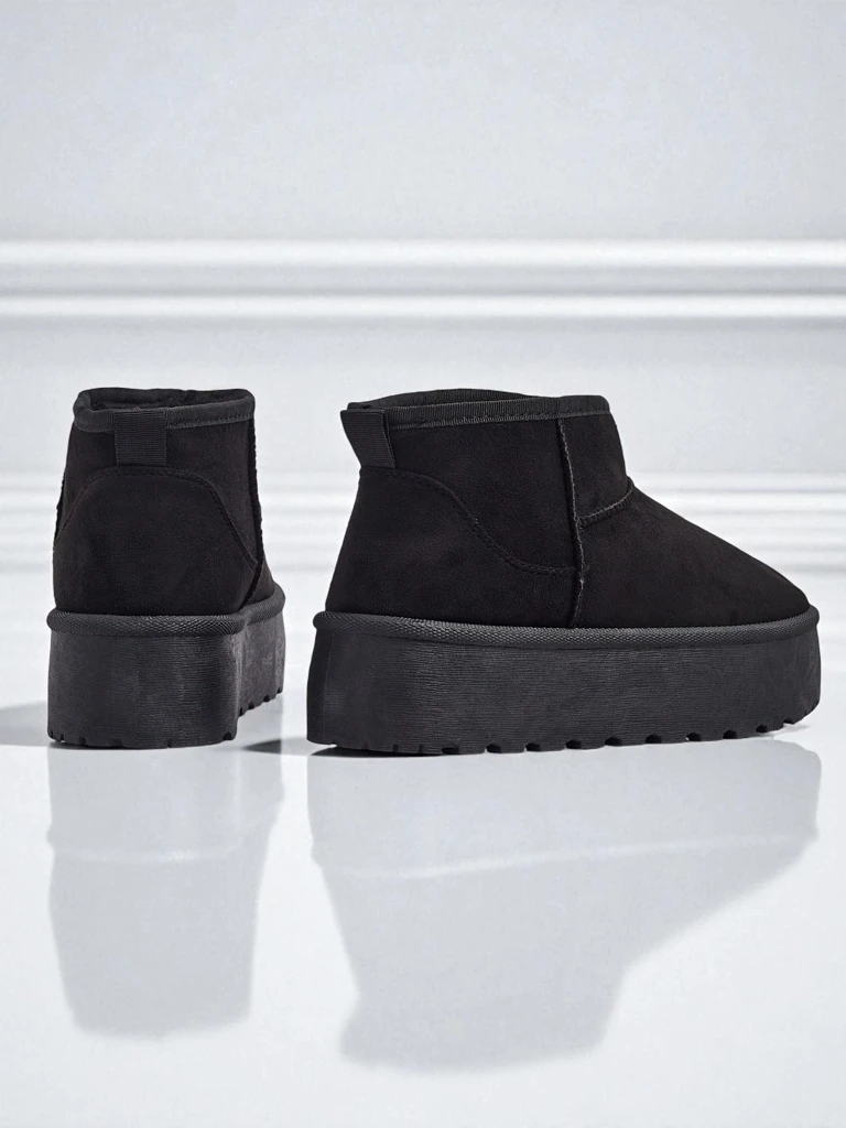 Къси дамски боти а ла сноубутс Memi