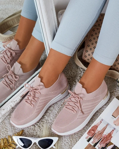 Royalfashion Дамски спортни обувки от плат Amgent