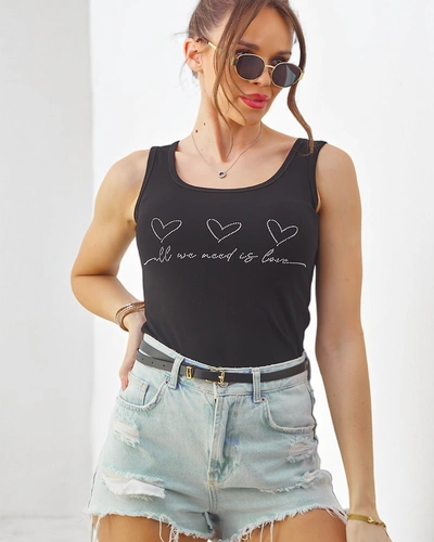 Рокля Royalfashion дамска памучна потник с сърца