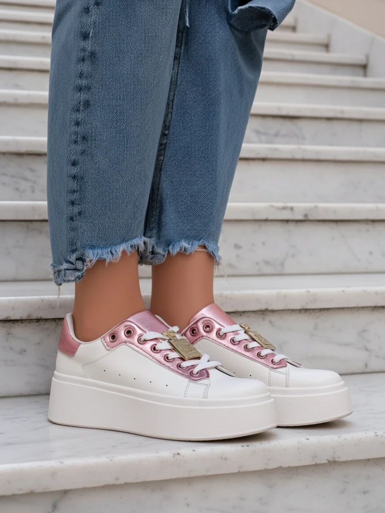 Moderna Eleganza Златни Дамски Обувки