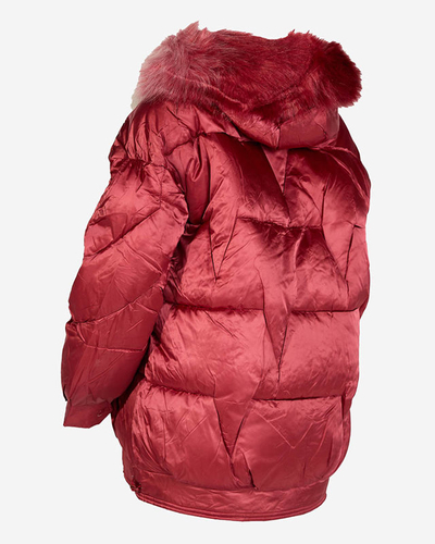 Дамско зимно яке със синтетичен пух - Облекло