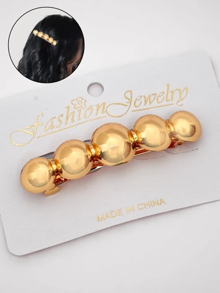 Royalfashion Щипка за коса с мъниста, тип нокът