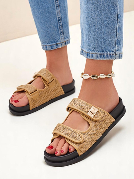 Royalfashion Дамски чехли с плитка Delibeli