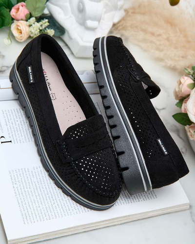 Royalfashion Ажурни дамски мокасини Leteller