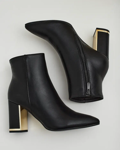 Royalfashion Дамски ботуши с токчета Dollame