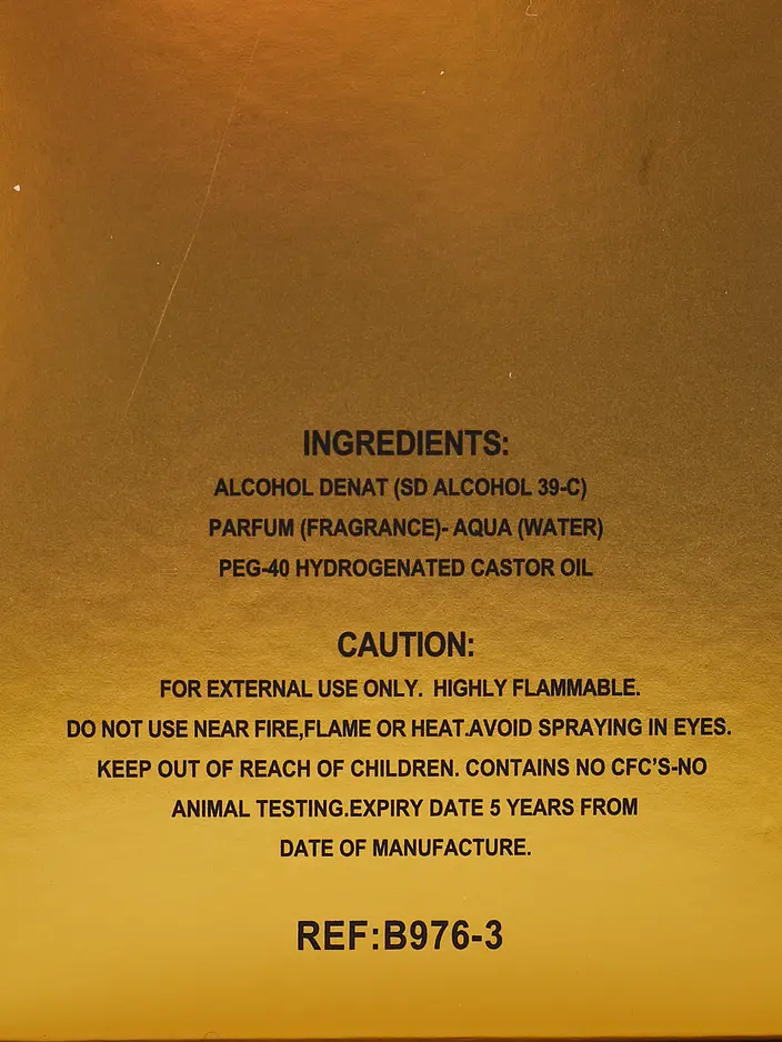 Парфюм за мъже Шаблон