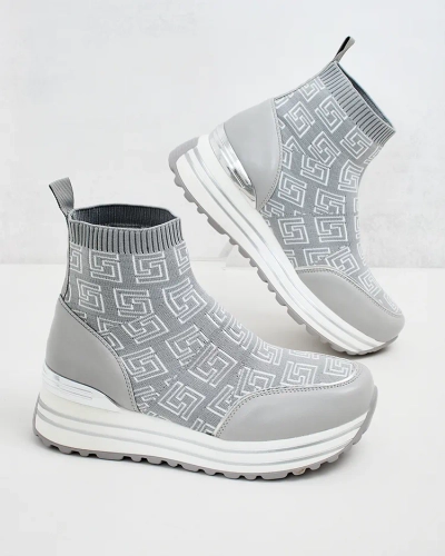 Royalfashion Дамски спортни високи маратонки Lori