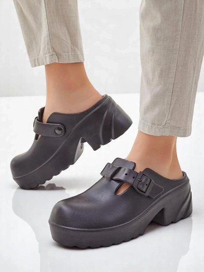 Royalfashion Женски гумени сандали на ток Voxones