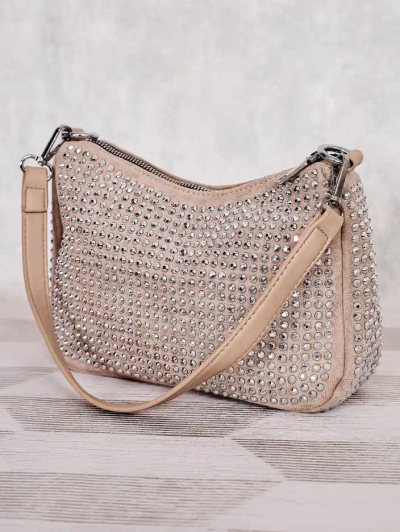 Royalfashion Малка дамска чанта с шипове