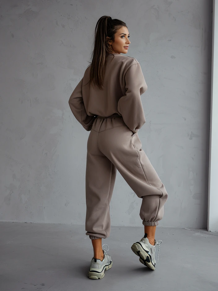 Royalfashion Комплект дамски памучен екип