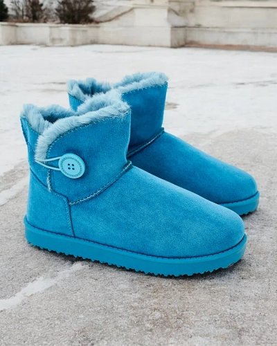 Royalfashion Дамски къси ботуши a'la snow boots Malla
