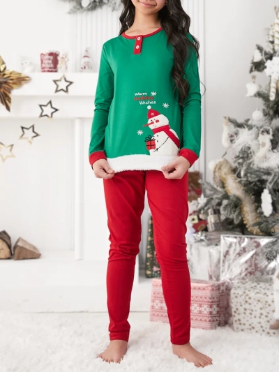 Royalfashion Коледни детски пижами с принт