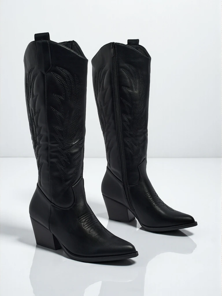 Дамски ботуши тип каубойки Marivelle