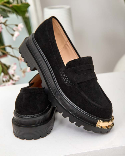 Royalfashion Дамски мокасини от еко велур Retillum