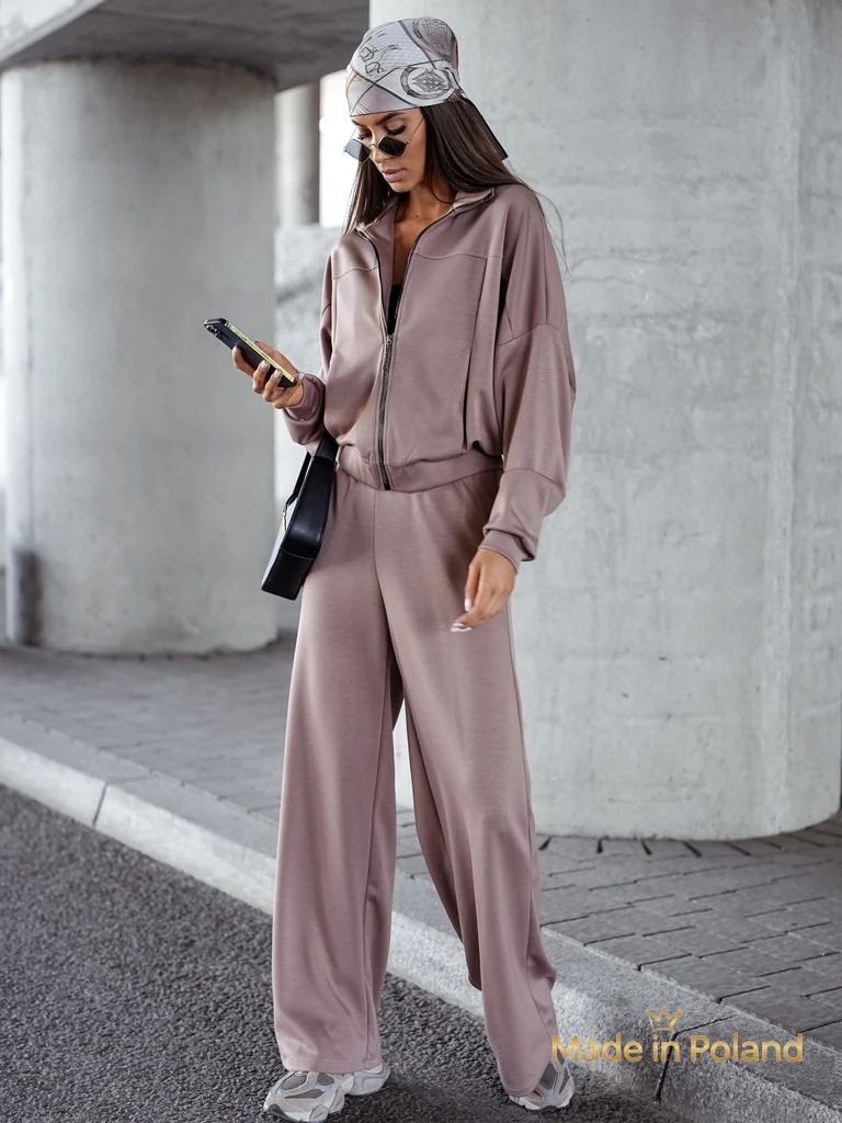 Дамски вискозен комплект анцуг Long Waves