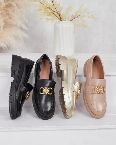 Златни Мокасини Chloé Елегантен Дамски Стил