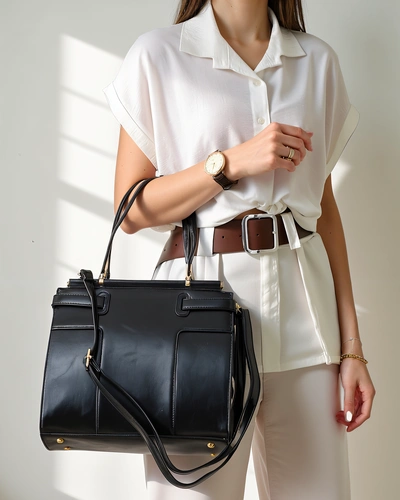 Royalfashion Елегантна дамска чанта с голям размер