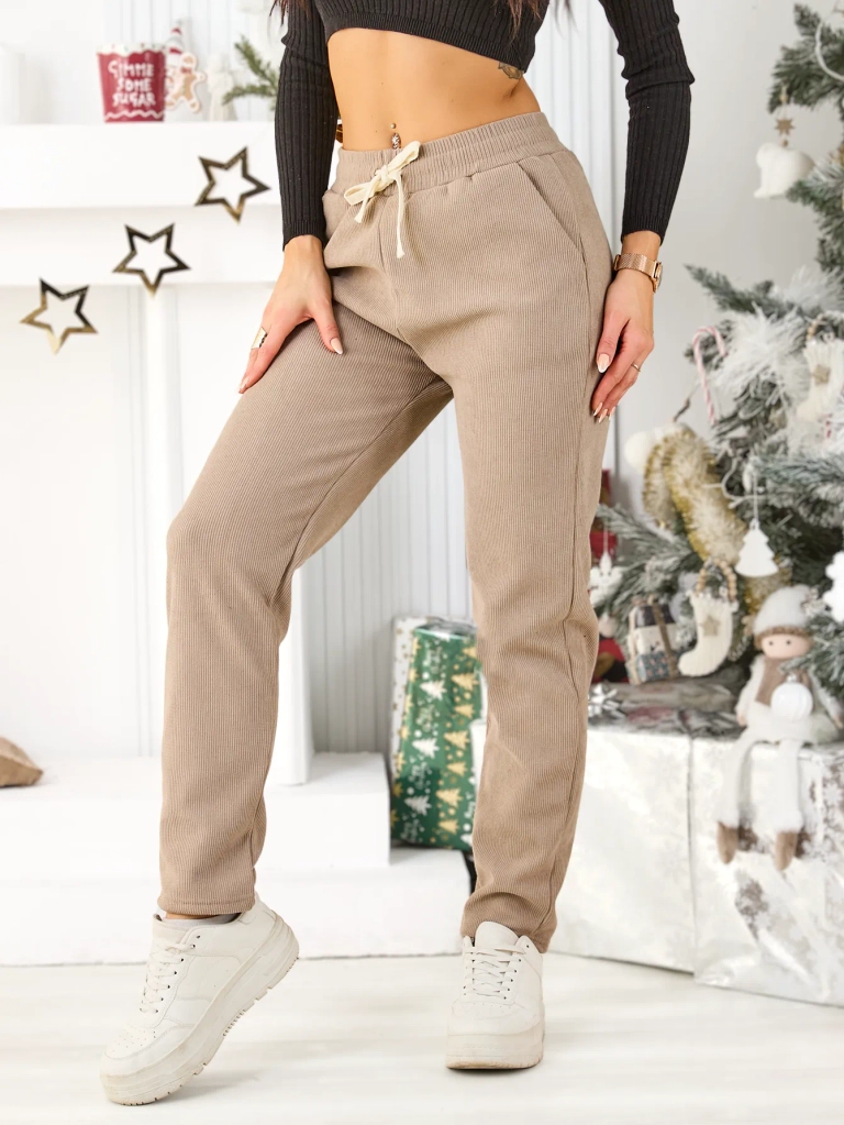 Royalfashion Топли дамски панталони с големи размери