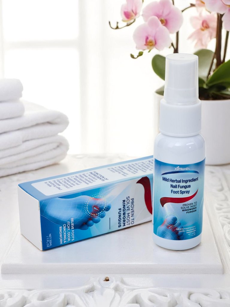 Спрей, облекчаващ симптомите на микоза на стъпалата и ноктите