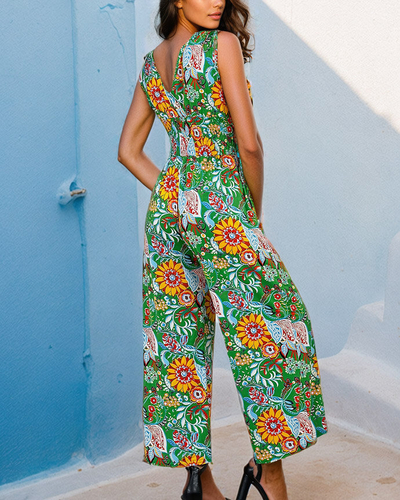 Royalfashion Дамски костюм с дълъг принт