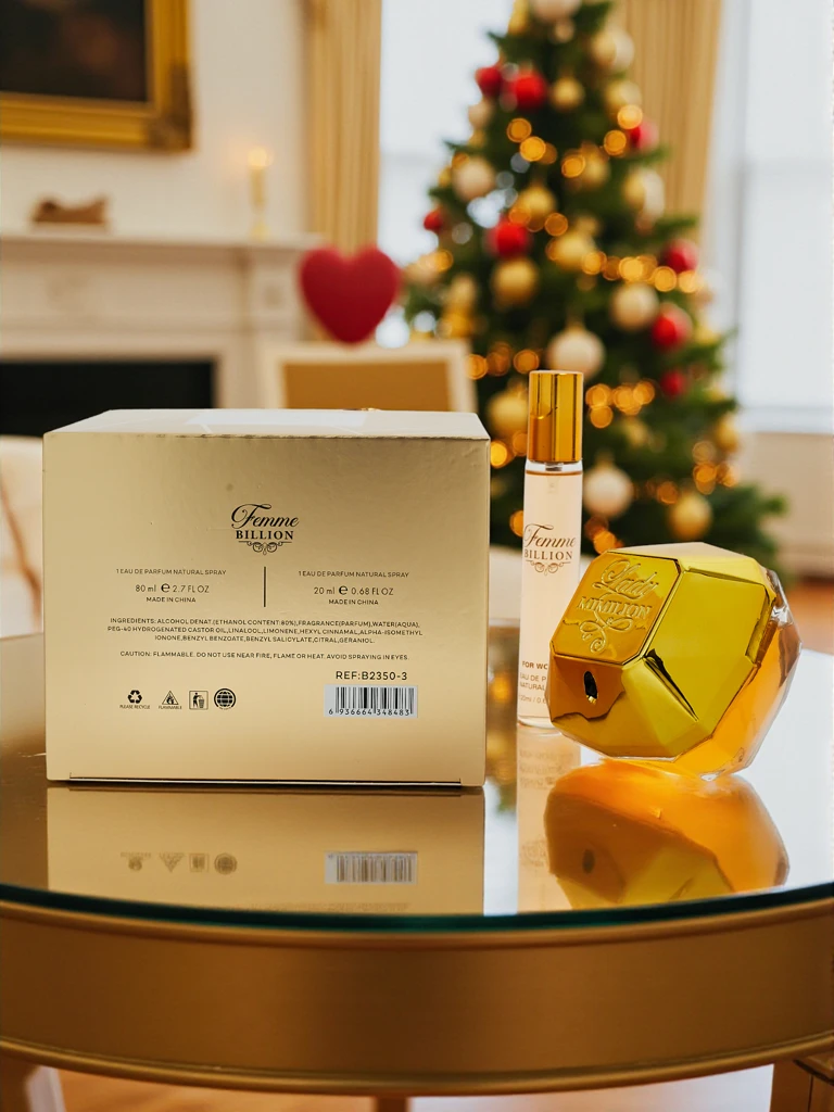Комплект Вдъхновен дамски парфюм и парфюмна вода Femme Billion