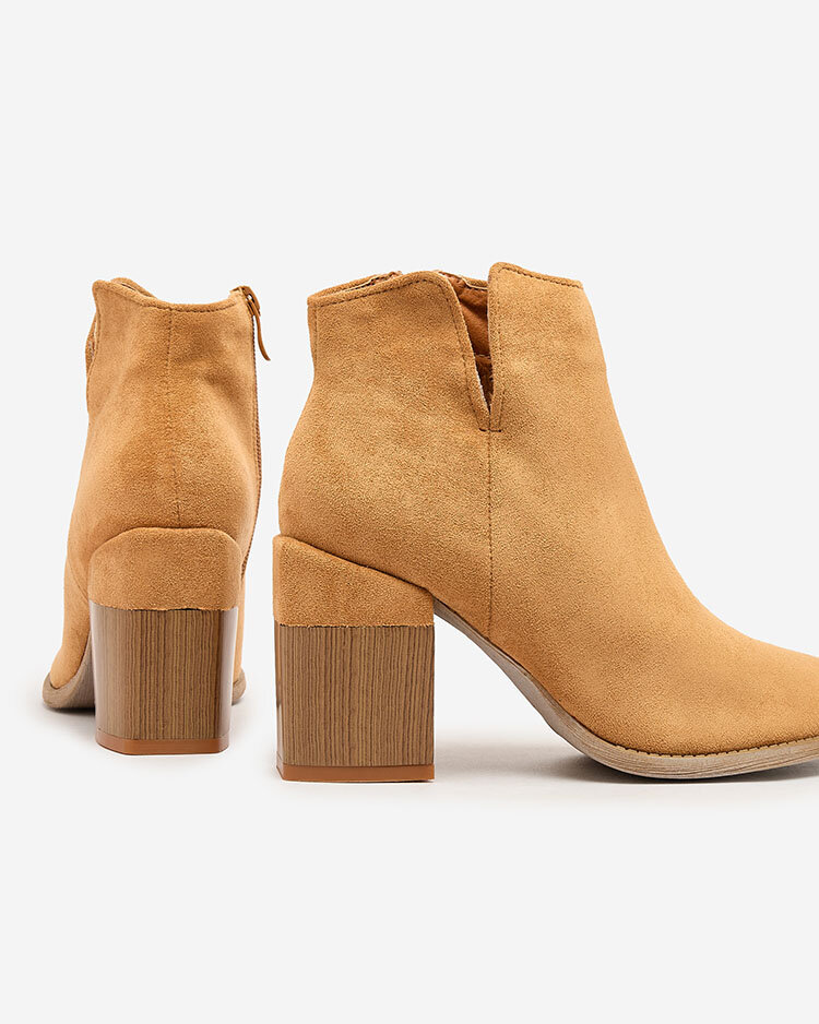 Royalfashion Дамски ботуши Teascir stiletto Camel