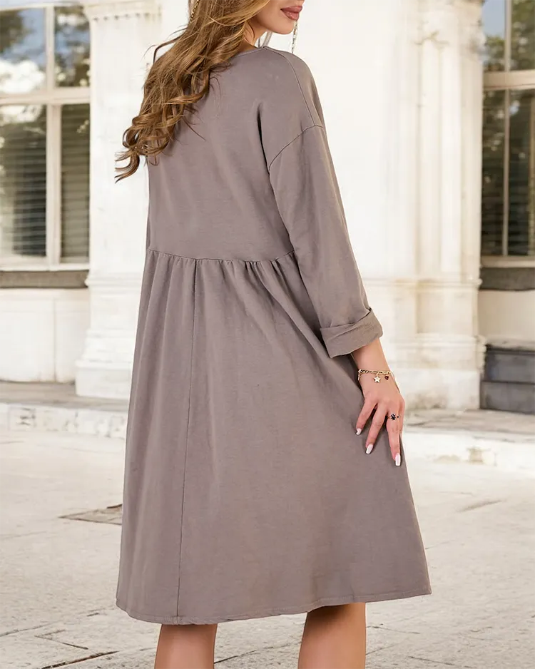 Royalfashion Дамска рокля от плат