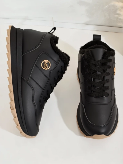 Royalfashion Затоплени дамски маратонки с кожа Casot