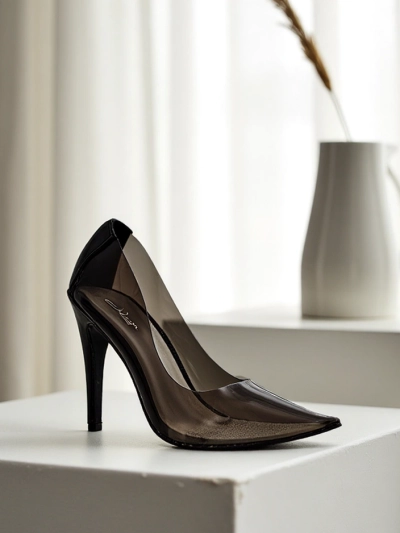 Роялфешън Прозрачни дамски токчета Selqoa