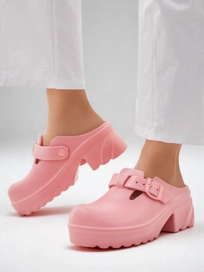 Royalfashion Дамски гумени сандали с токчета Voxones