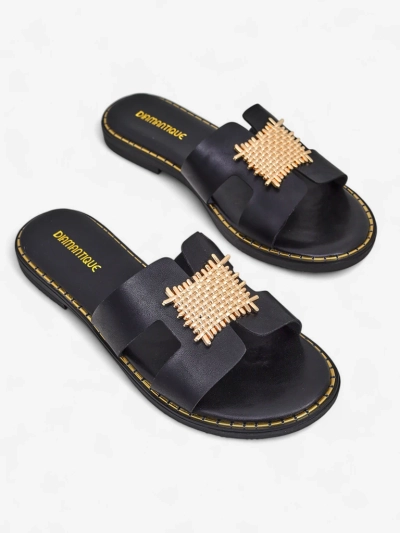 Royalfashion дамски декорирани чехли Crattes