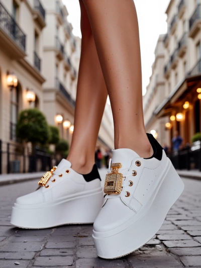 Royalfashion Дамски спортни маратонки на платформа Oviger