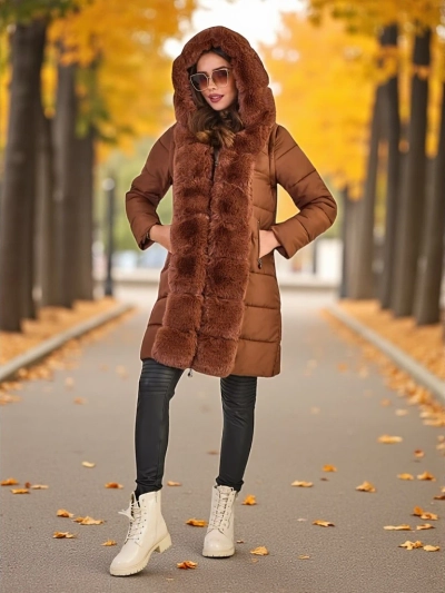 Дамско яке от Royalfashion с отстраняеми ръкави