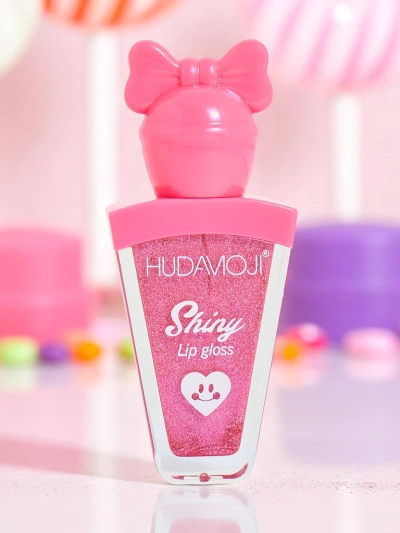 Блясък за устни с брокат цвят Фуксия