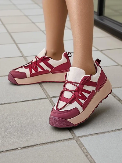 Royalfashion Дамски платформи Кецове Venusoe