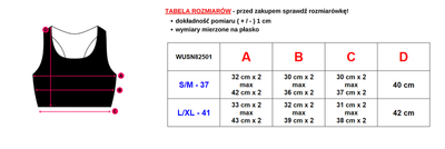 Fioletowy biustonosz damski z elastycznym dołem - Bielizna